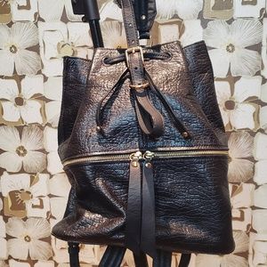 Banana Republic 100% leather backpack